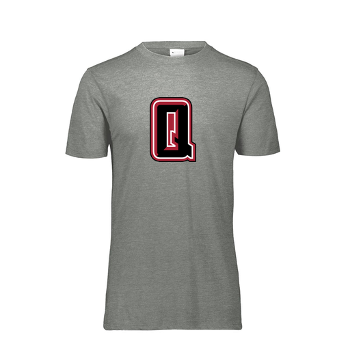 [FTSCUBGY-AS-LOGO2] Decker Men's Tri-Blend T-Shirt - Short Sleeve (Adult S, Gray, Logo 2)