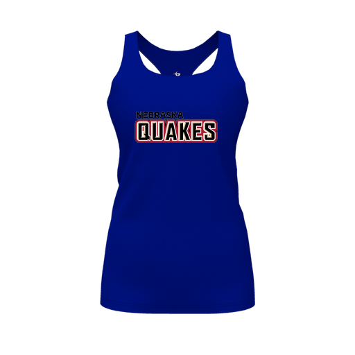 [FT0TRBRY-FYS-LOGO1] Decker Racerback Tank Top (Female Youth S, Royal, Logo 1)