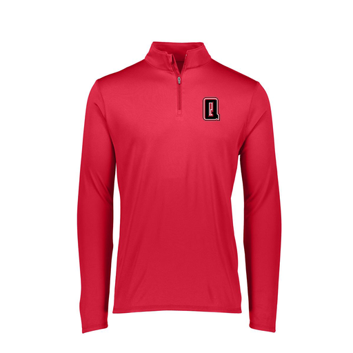 [2785.040.S-LOGO2] Men's Flex-lite 1/4 Zip Shirt (Adult S, Red, Logo 2)