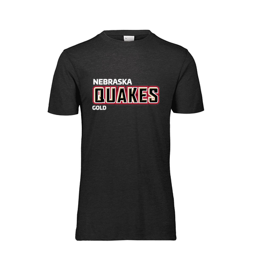 [FTSCUBBK-YS-LOGO3] Decker Youth Tri-Blend T-Shirt - Short Sleeve (Youth S, Black, Logo 3)