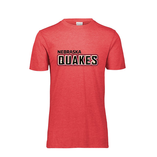 [FTSCUBRD-YS-LOGO1] Decker Youth Tri-Blend T-Shirt - Short Sleeve (Youth S, Red, Logo 1)