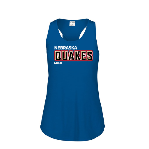 [3078.U55.S-LOGO3] Ladies Tri Blend Tank Top (Female Adult S, Royal, Logo 3)