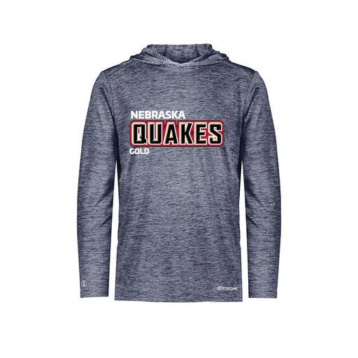 [FOLHCGNV-YS-LOGO3] Decker Youth Charge Hoodie (Youth S, Navy, Logo 3)